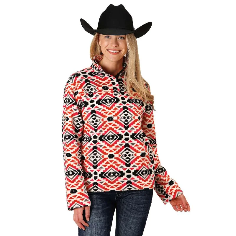 Roper Ladies 98250180 Print Pullover Short Sleeve Top