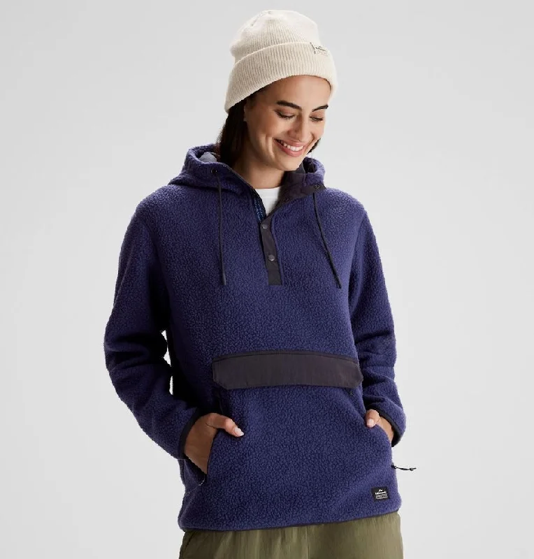 Kathmandu Womens Co-Z High Pile Hooded Pullover Oblong Neck Pullover