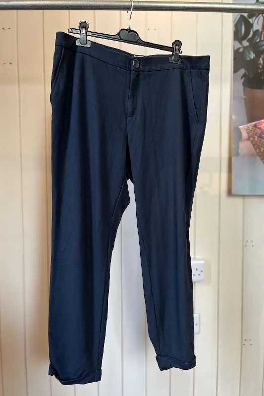 Re-Wear Part Two Navy Mighty Trousers Trousers Chinos Classic