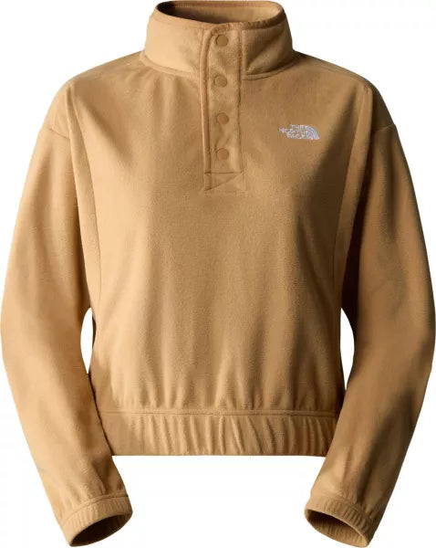 The North Face Womens Homesafe Snap Neck Fleece Pullover Open Neck Pullover