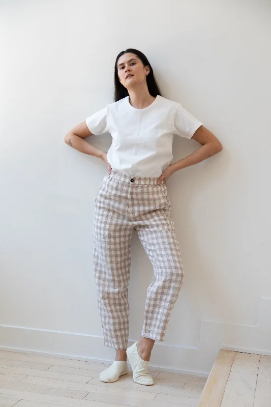 Barena Venezia | Cream Check Trousers Trousers stylish modern