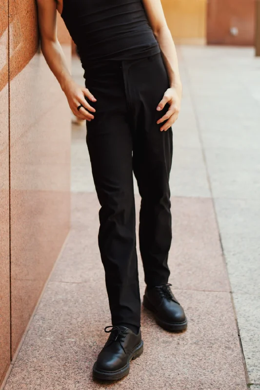 Stretch & Swayze Dance Trousers - Black - FINAL SALE Trousers Silk Elegant