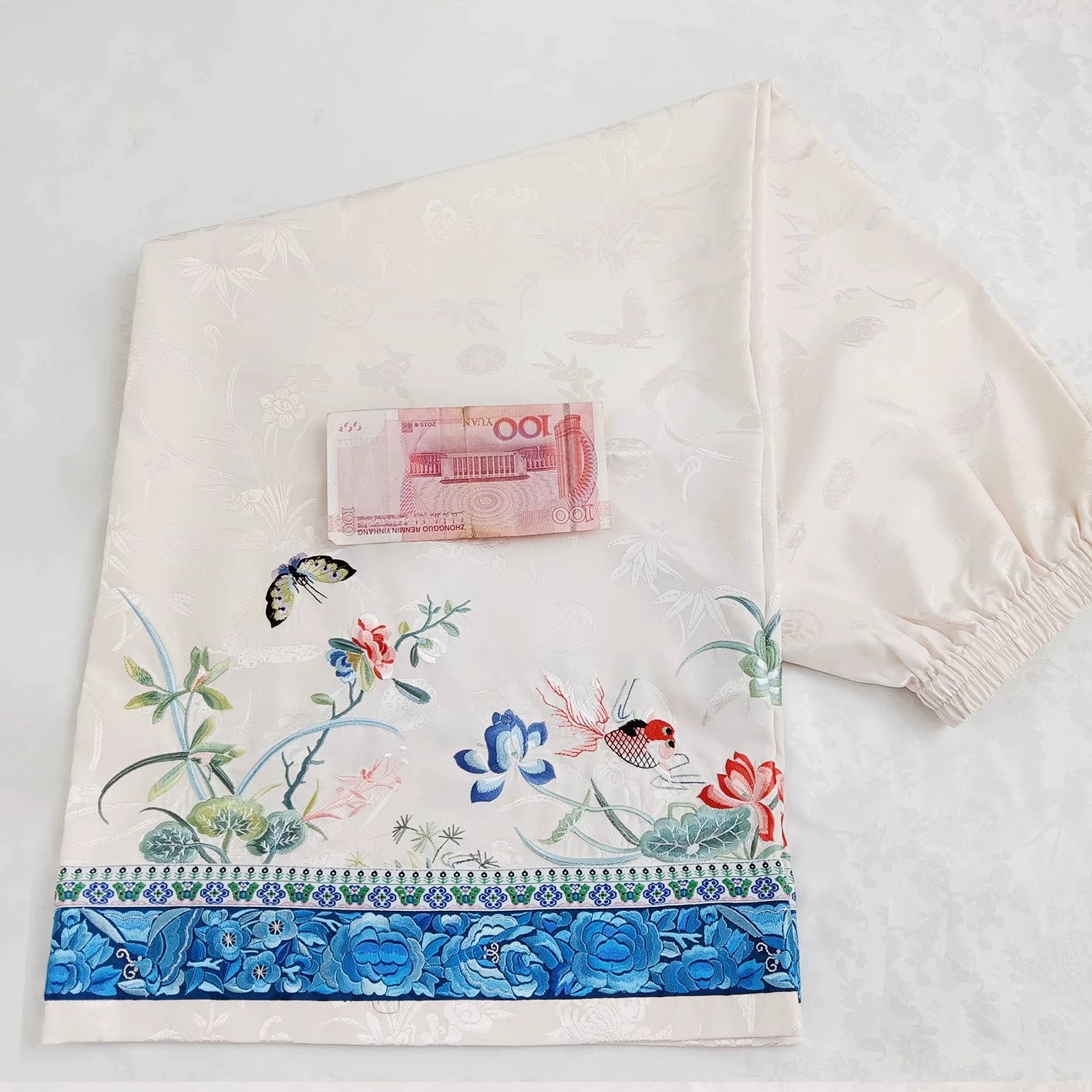 Xiao Jinyu 小金玉 Little Golden Pond Qing Dynasty Embroidered Chenku Trousers Trousers Cargo pockets