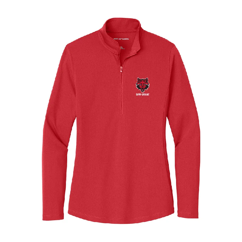 Arkansas State - NCAA Women's Basketball : Nissa Sam-Grant - Women's Lightweight Quarter Zip Jacket Quilted Jacket Puffer Jacket Insulated Jacket