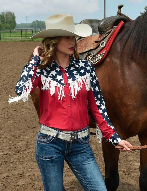 Women's Cowgirl Tuff Pullover Button Up Open Front Cardigan