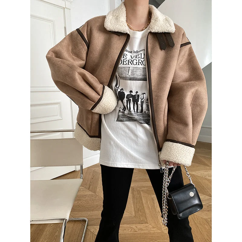 Vintage Stand Collar Short Winter Jacket Coats for Women Striped Jacket Polka Dot Jacket Floral Jacket