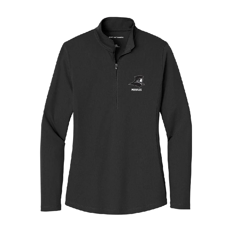 Providence - NCAA Women's Basketball : Marta Morales - Women's Lightweight Quarter Zip Jacket Fleece Fabric Down Fabric Feather Fabric Providence - NCAA Women's Basketball : Marta Morales - Women's Lightweight Quarter Zip Jacket Fleece Fabric Down Fabric Feather Fabric