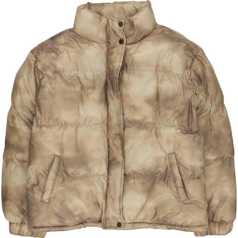 Motel Beige Rofer Puffer Jacket V-Neck Jacket Boat Neck Jacket Square Neck Jacket