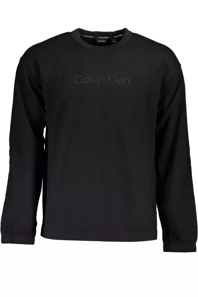 Black Cotton Men Sweater Graphic Sweater Embroidered Appliqued