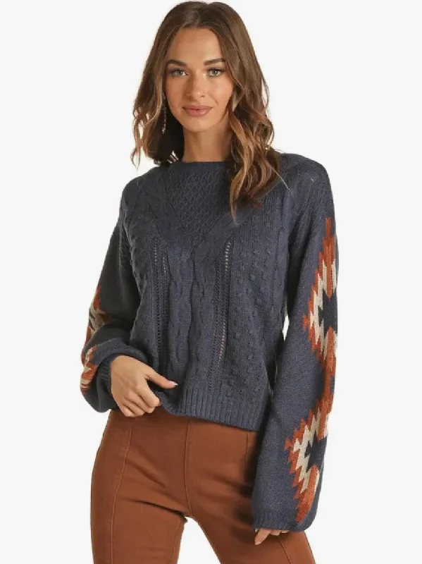 Aztec sleeve Sweater Long Sweater Short Sweater Cropped Sweater
