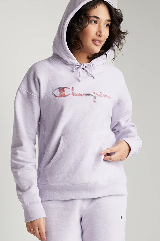 Champion Reverse Weave Pullover Hoodie, Groovy Graphics Angora Wool Cozy