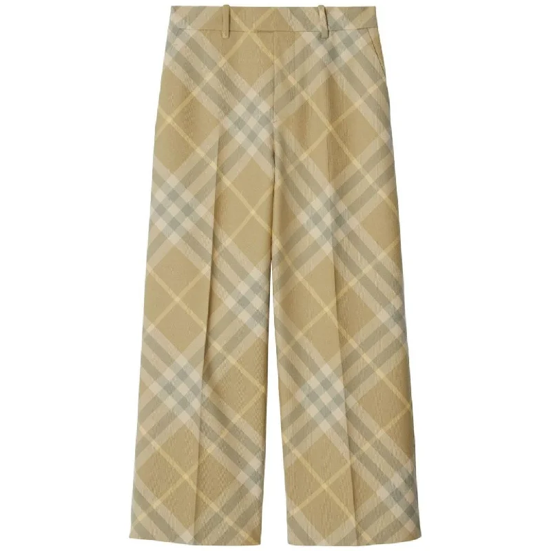Burberry Trousers Beige Trousers Wedding White