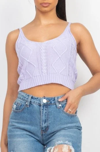 Knit Sweater Tank Terry Blend Velvet Blend Canvas Blend