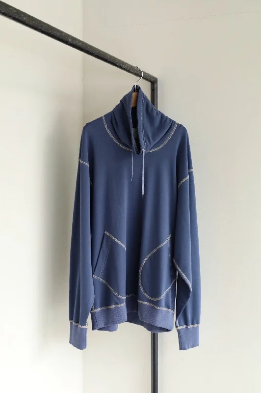 jonnlynx high neck pullover Boat Neck Sweater