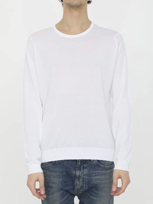 Hatfield Pullover Ruffled Neck Pullover