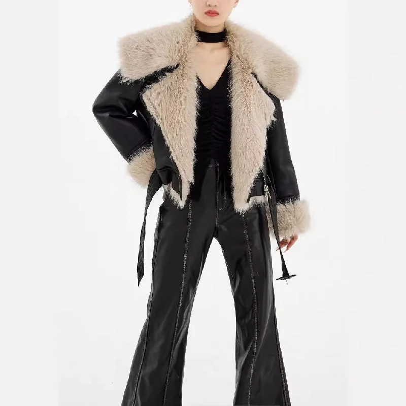 Elegant Warm Jacket Coats for Women Striped Jacket Polka Dot Jacket Floral Jacket