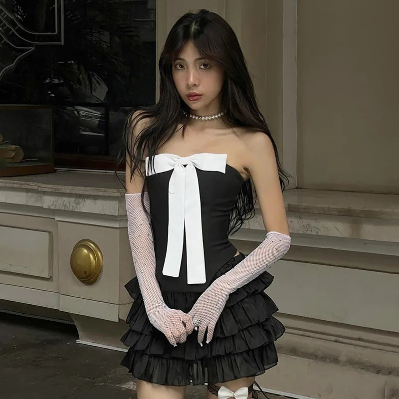 Black Skirt Sets