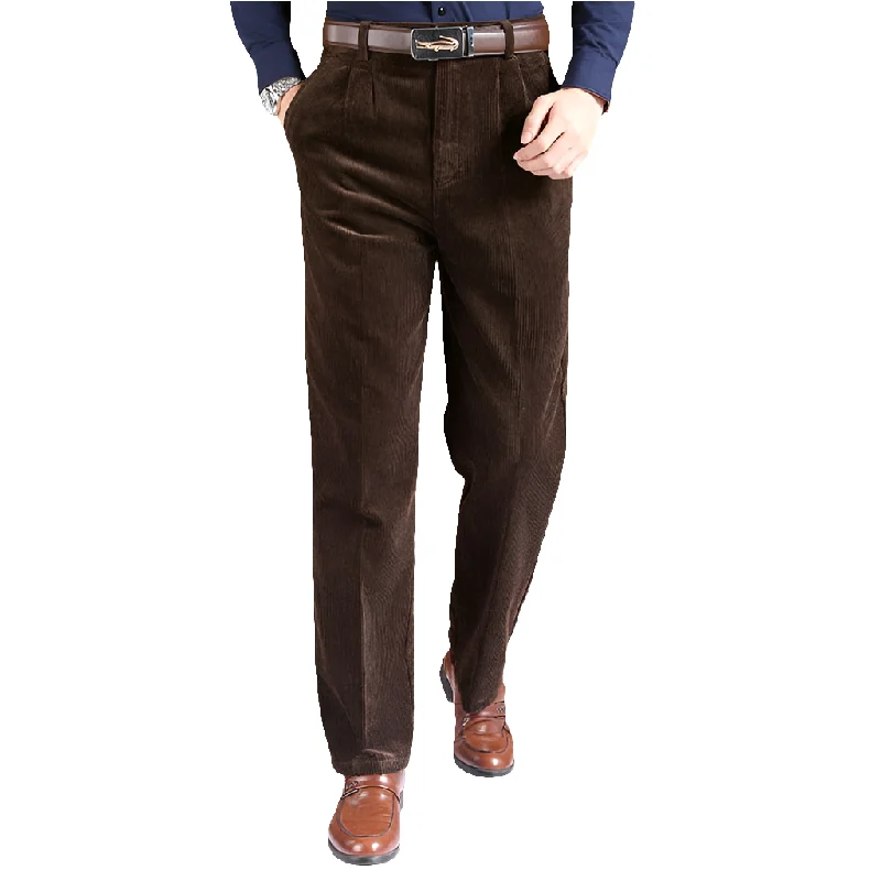 ICPANS Corduroy Men Trousers. Trousers Ceremony Elegant