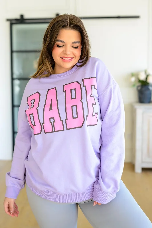 She's a Babe Sweater Nylon Fabric Polyester Fabric Spandex Fabric