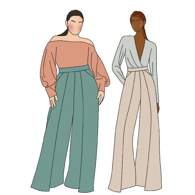 Florence Trouser Sewing Pattern - Size Me Trousers Versatile Stylish