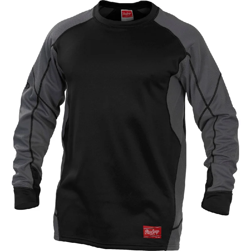 Rawlings Adult Dugout Fleece Pullover UDFP4 Seamless Knit Pullover
