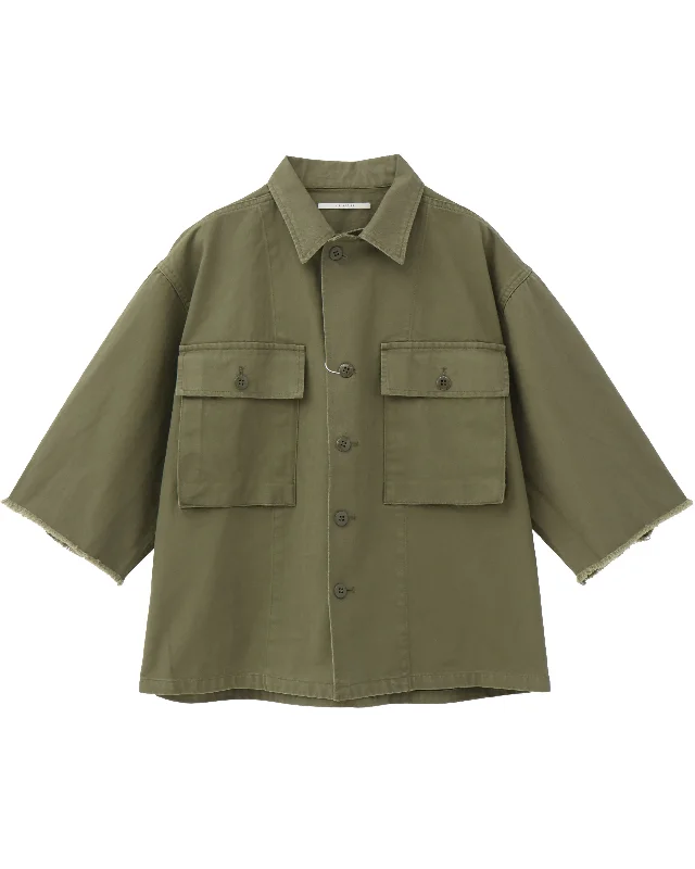 PARIS UTILITY JACKET Notch Collar Jacket Peter Pan Collar Jacket Cowl Neck Jacket