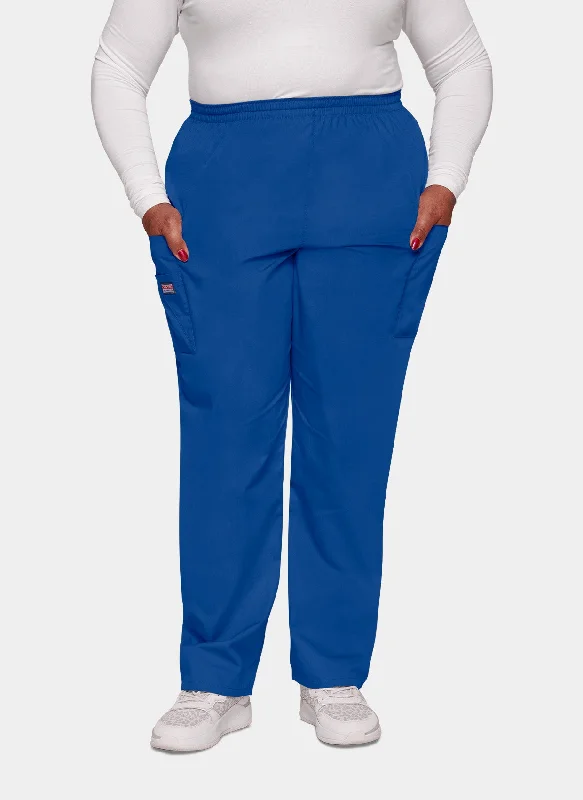 Cherokee Unisex Elasticated Scrub Trousers - Galaxy Trousers Tapered Slim Fit