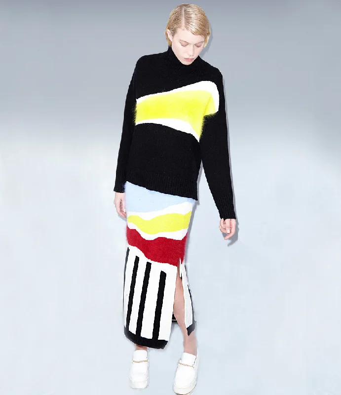 Ines Sweater Spandex Blend Rayon Blend Denim Blend