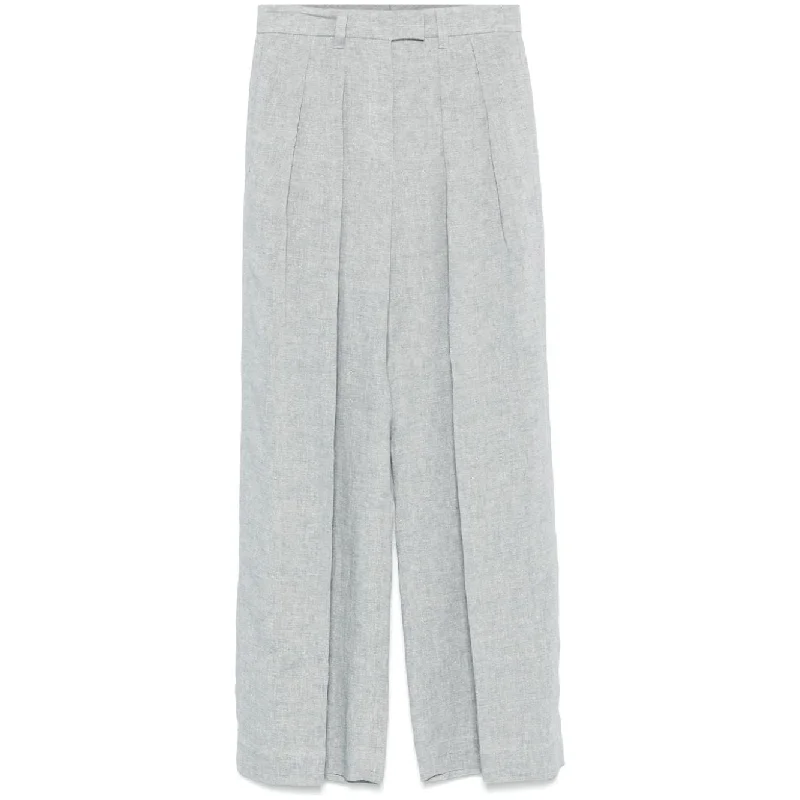 Brunello Cucinelli Trousers Light Grey Trousers Hiking Durable