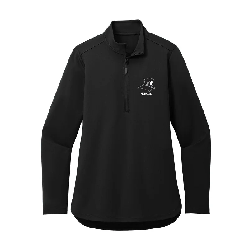 Providence - NCAA Women's Basketball : Marta Morales - Women's Premium Quarter Zip Jacket Nylon Fabric Polyester Fabric Spandex Fabric Providence - NCAA Women's Basketball : Marta Morales - Women's Premium Quarter Zip Jacket Nylon Fabric Polyester Fabric Spandex Fabric