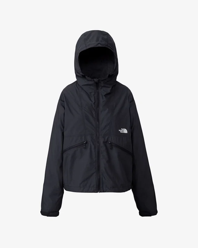 Short Compact Jacket Notch Collar Peter Pan Collar Cowl Neck