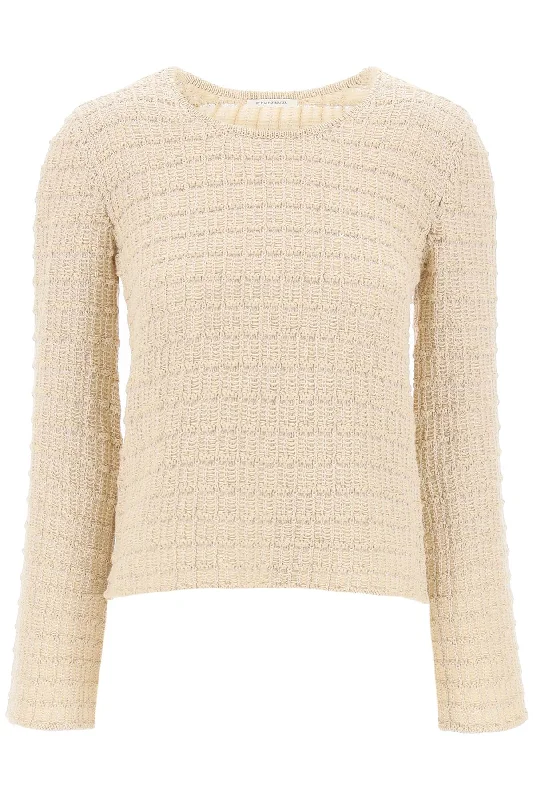 Charmina Cotton Knit Pullover Thick Cable Knit