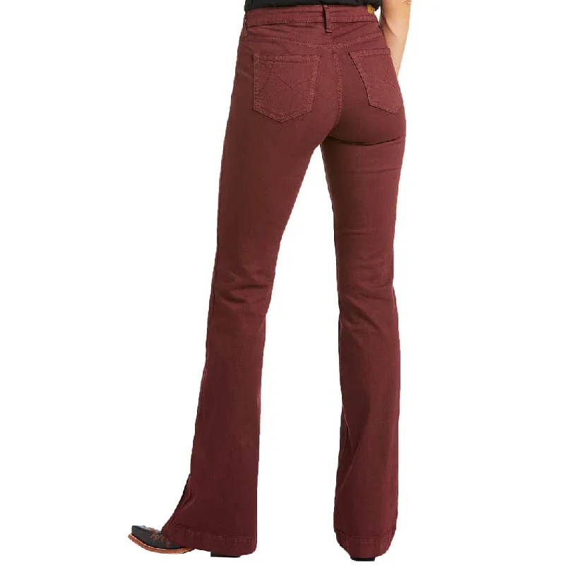 Ariat Women's Slim Trouser Ella Wide Leg Jeans Trousers Gym Athletic