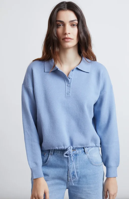 24 Colours - Collared Pullover Long Sleeve Pullover