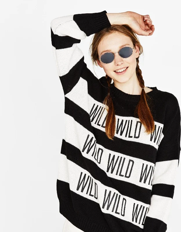 Print sweater Casual Formal Business