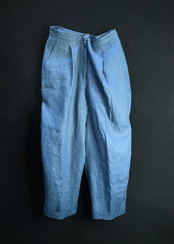 Sewing Kit : Pegs Trousers, Achilles Linen Trousers fashionable trendy