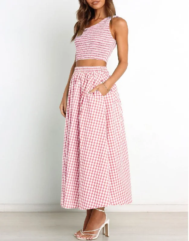 Plaid Pink