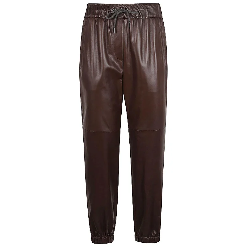 Brunello Cucinelli Trousers Brown Trousers Prom Sequined
