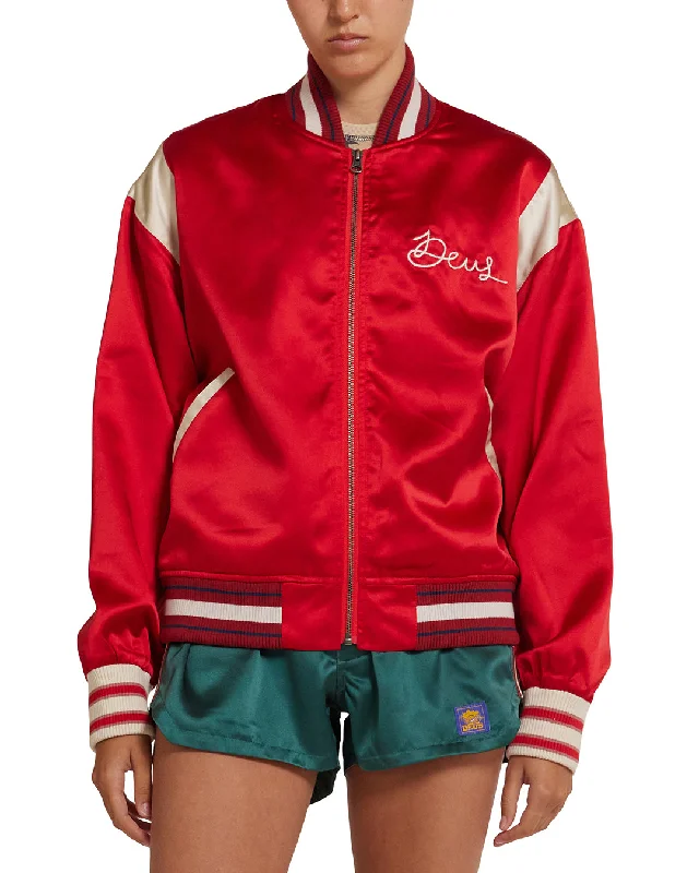 MEMENTO MORI JACKET - RACE RED Rayon Jacket Velvet Jacket Corduroy Jacket