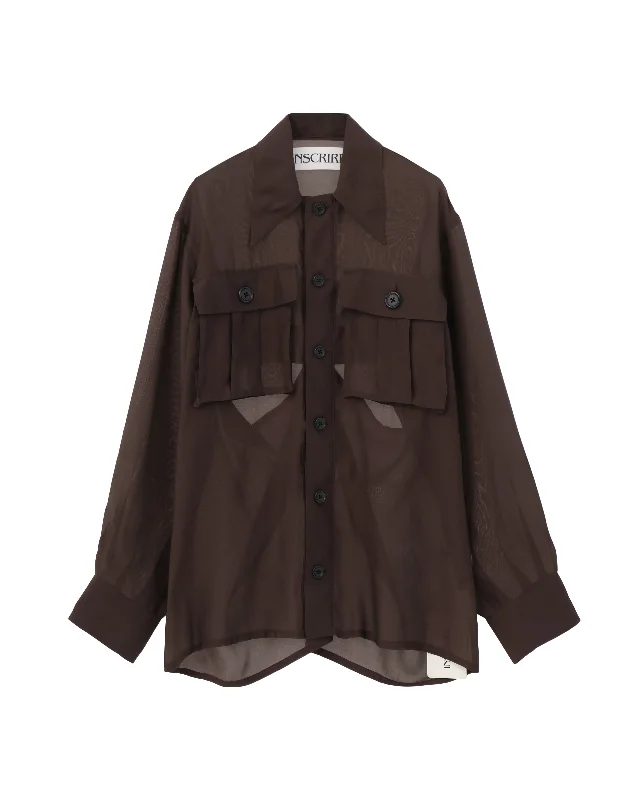 Sheer Satin Military Jacket Herringbone Jacket Houndstooth Jacket Plaid Jacket