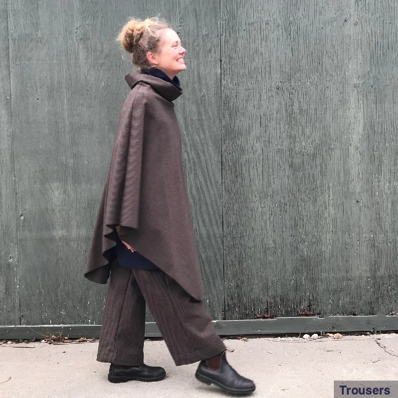 Winter WOOLEN Trousers or Pantaloons: Loose-Fitting Pants for Women Trousers chic elegant