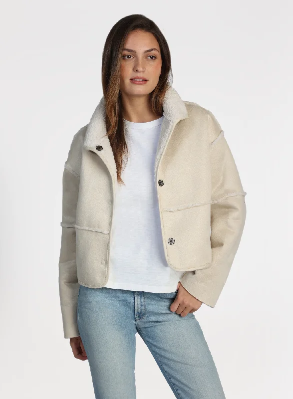 CASEY CROP JACKET Embroidered Jacket Appliqued Jacket Beaded Jacket
