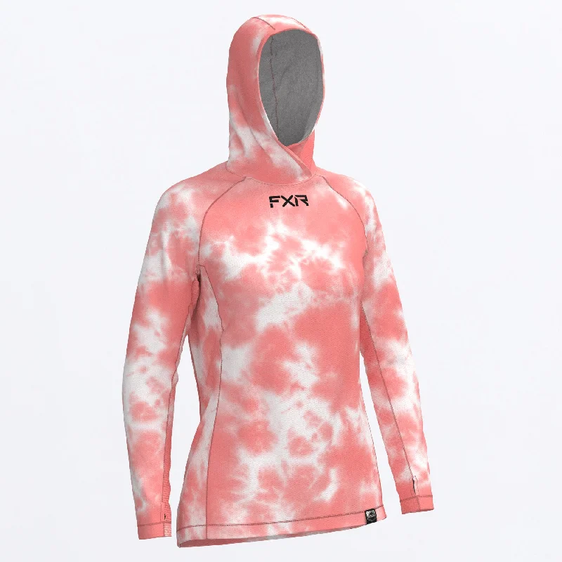 Women's Rush Air UPF Pullover Hoodie Bishop Sleeve Elegant