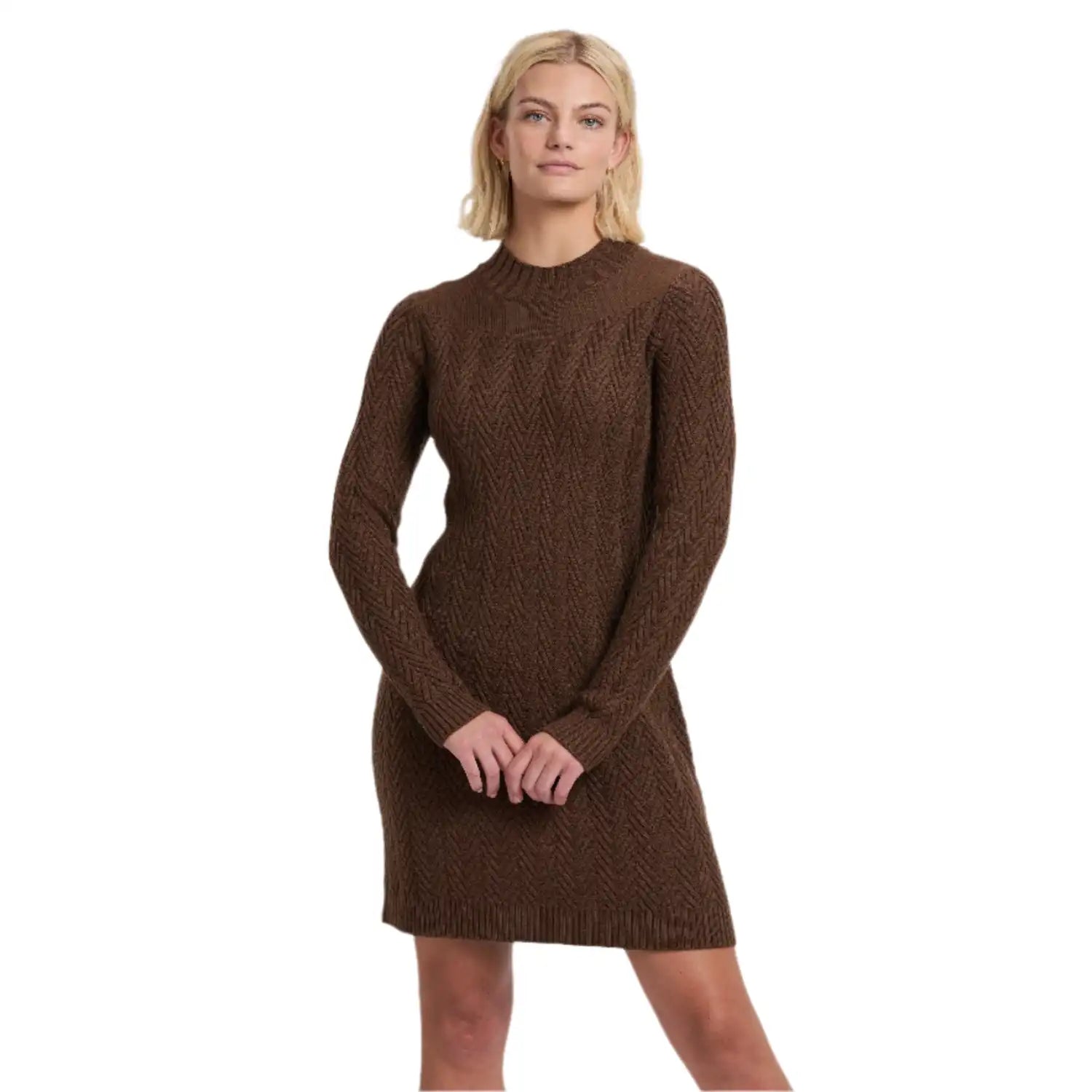 W's GIA™ Sweater Dress Seamless Knitted Crochet
