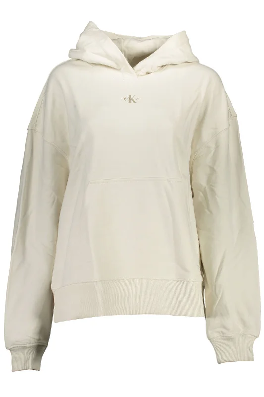 White Cotton Women Sweater Handmade Hand-knitted Hand-woven