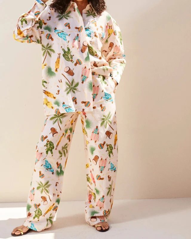 IJOYA PRINT TROUSERS Trousers Essential Wardrobe