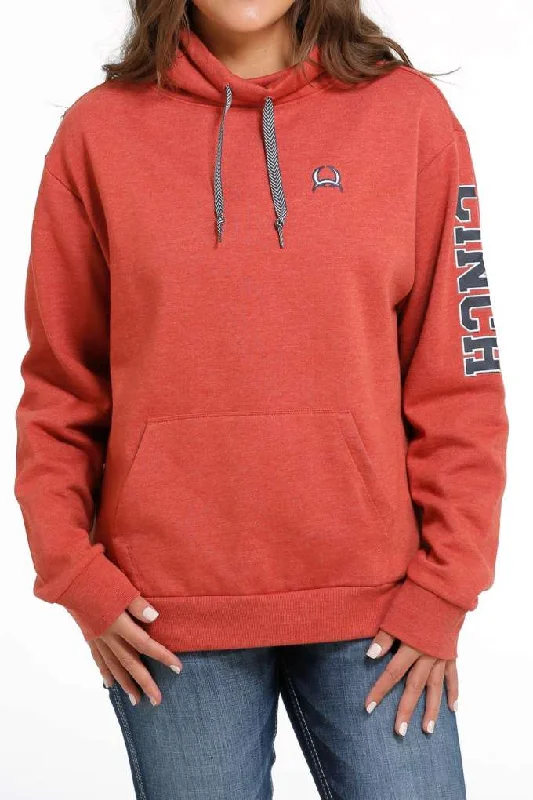 Cinch Ladies Logo Pullover MAK7904002 One Shoulder Top