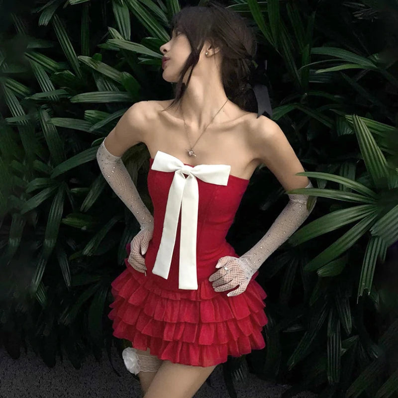 Red Skirt Sets