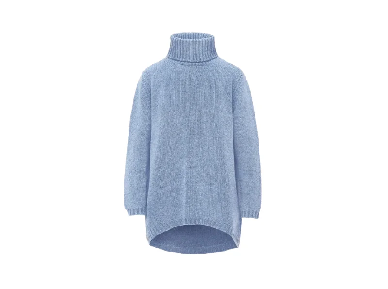 HANIA NEW YORK Tatiana Hi-Lo Sweater Solid Print Embellished