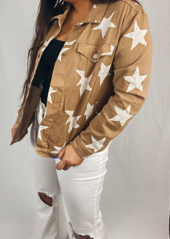 Star Struck Jacket In Gold